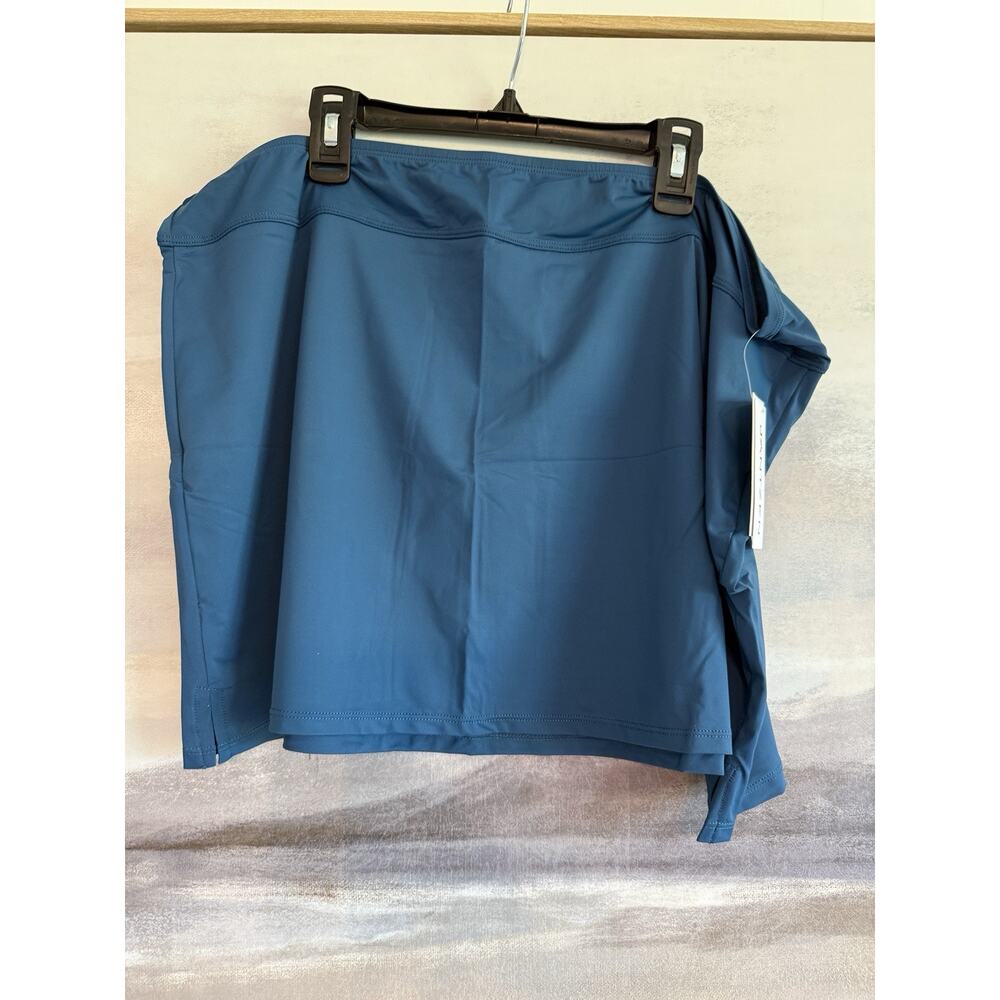 NWT Jantzen Side Slit Swim Skirt 16 Coverup Beach Pool Rockin Moroccan Blue